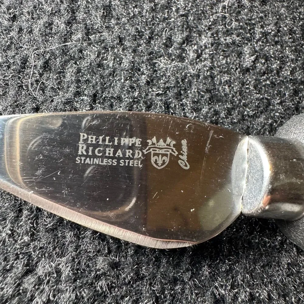 Philippe Richard Stainless Steel Cheese Knife Almond Blade Hard Parmesan Chisel